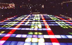 Rainbow dance floor