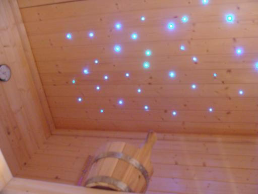 Sauna Licht, Glasfaser Sternenhimmel Decke Selber Bauen, Sauna Beleuchtung  LED Farblicht, günstig kaufen